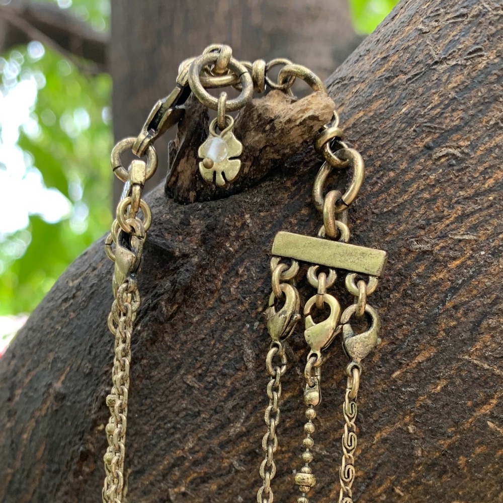 Lucky Brand Triple Chain Necklace - Picture 5 of 14